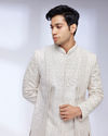 Elegant Cream Sherwani Ensemble